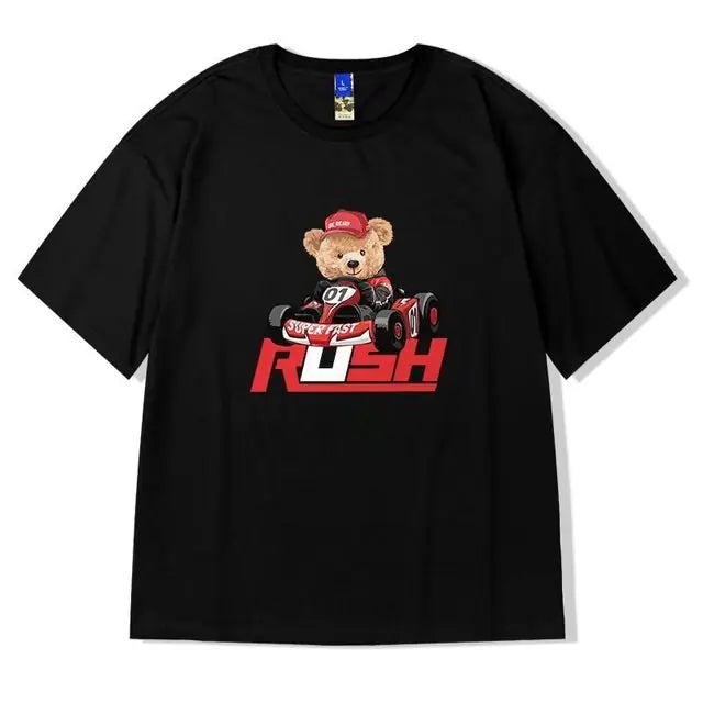 Bear Summer Fashion Oversized Men’s T-Shirt