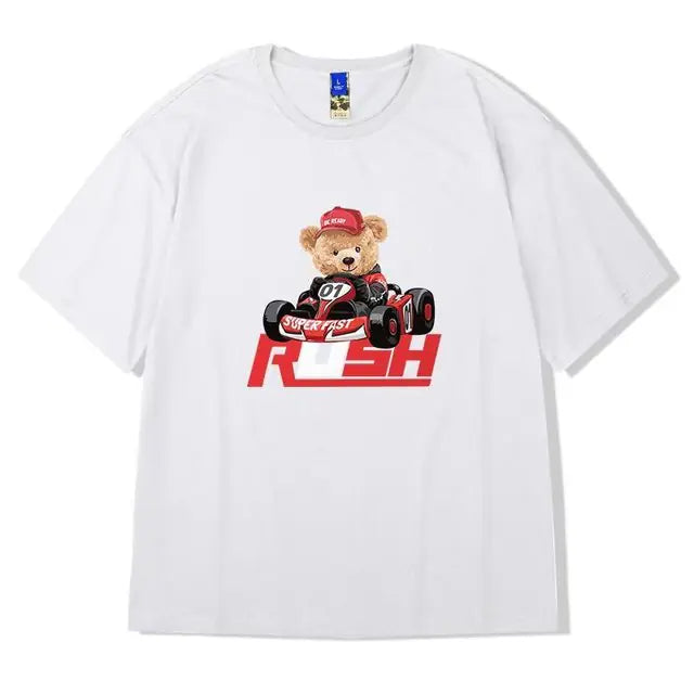 Bear Summer Fashion Oversized Men’s T-Shirt