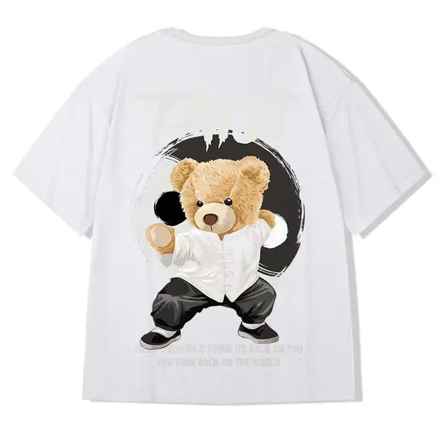 Bear Summer Fashion Oversized Men’s T-Shirt