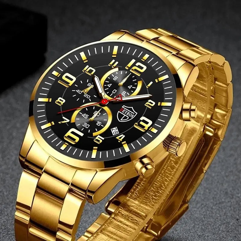 Men's Luxury Gold Sports Watch