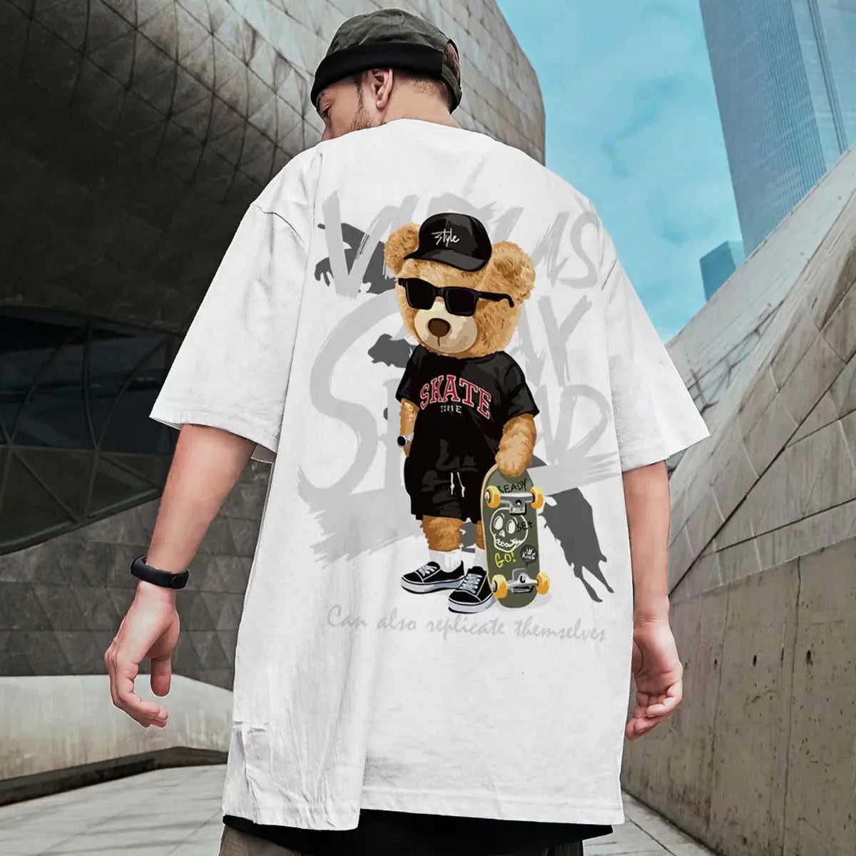 Bear Summer Fashion Oversized Men’s T-Shirt