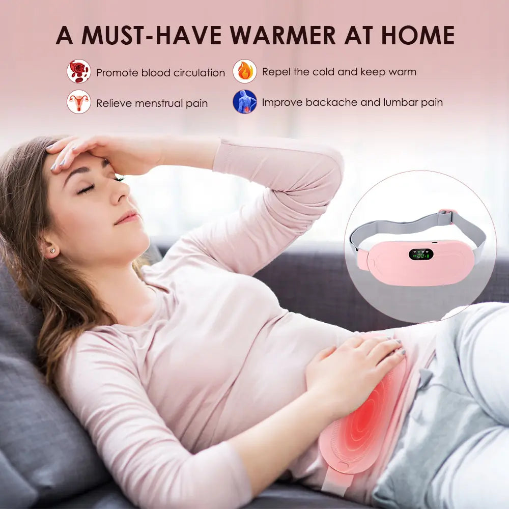 Elektriese masseerder Vibrator Menstruele verwarming verligting pad middellyf