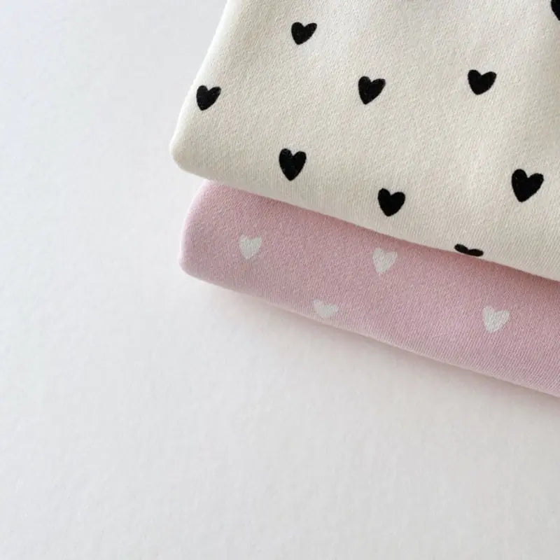 Schattig hart babykleding set