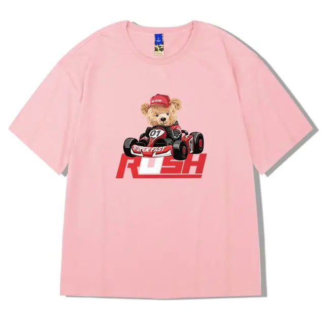 Bear Summer Fashion Oversized Men’s T-Shirt