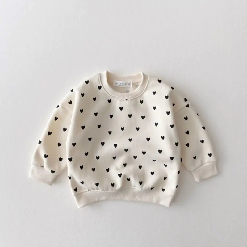 Schattig hart babykleding set