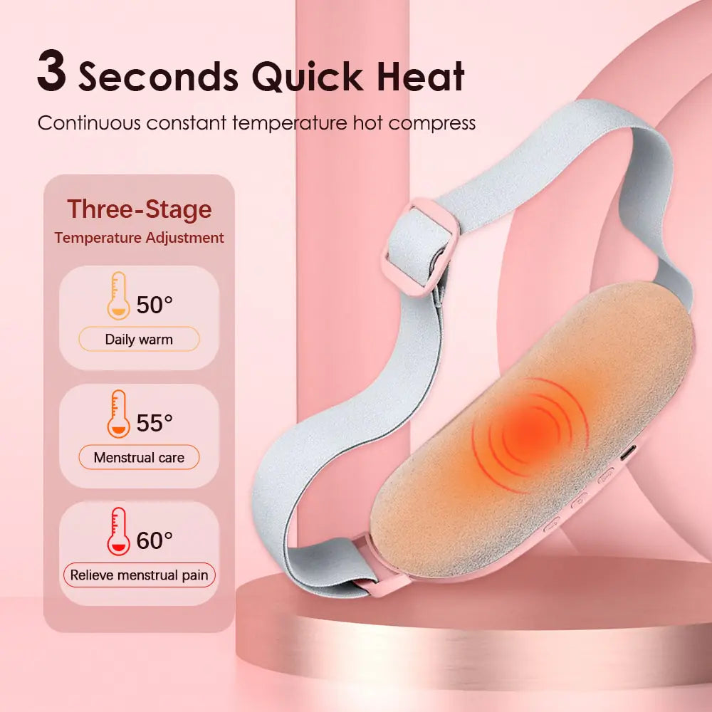 Elektriese masseerder Vibrator Menstruele verwarming verligting pad middellyf